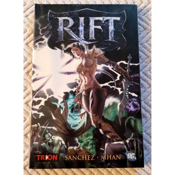 DC Comics Rift Telara Chronicles Trion Hardcover Graphic Novel Sanchez/Mhan! - Picture 1 of 3
